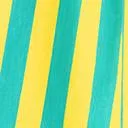 1950s Style Green & Yellow Stripe Swing Skirt