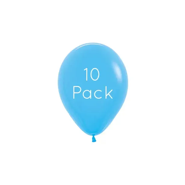 Blue Mini Balloons - 10 Pkt