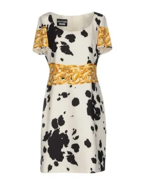 Boutique Moschino Women Short dress Ivory 12 UK