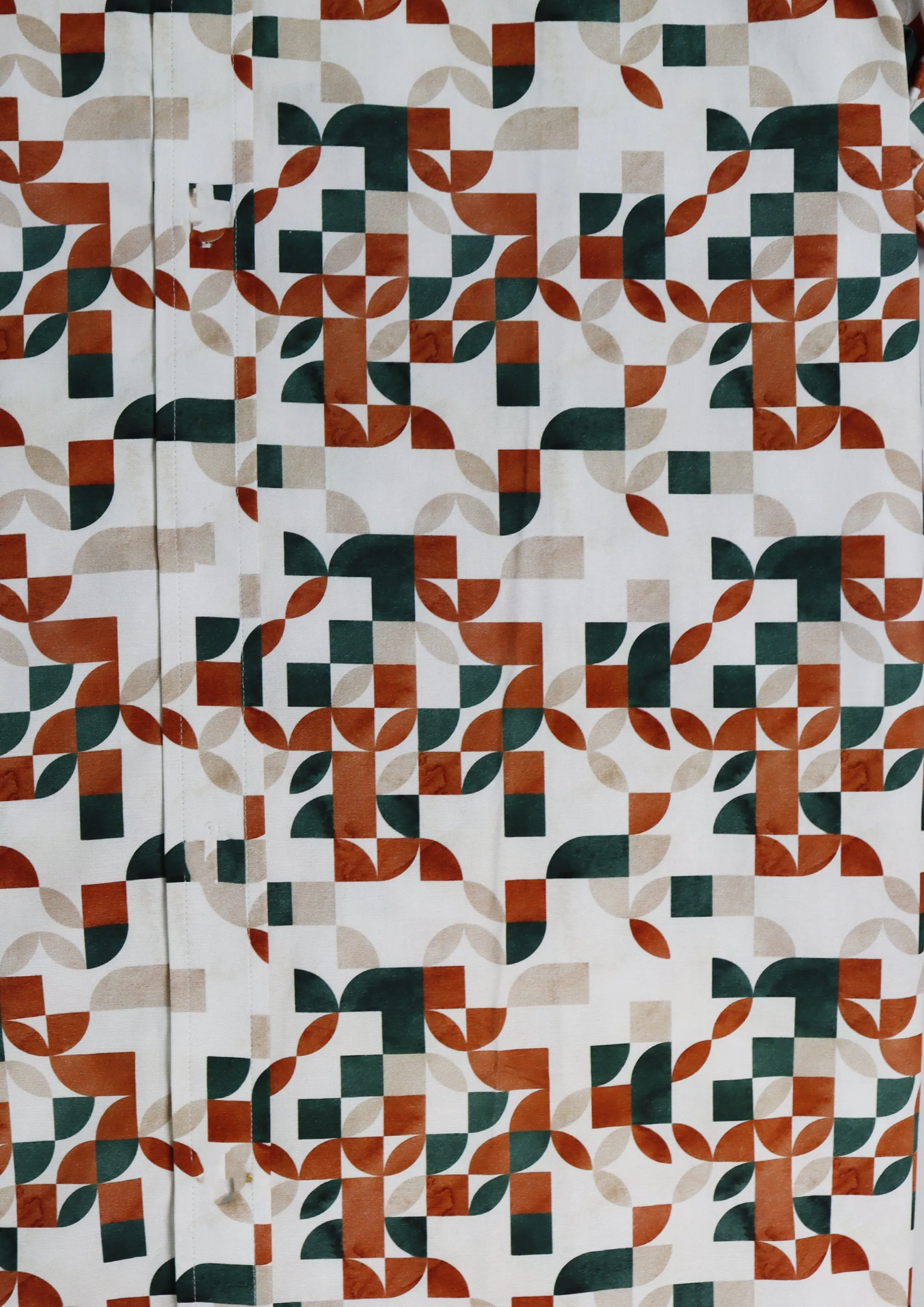 Brody Short Sleeve Print Shirt: Clay