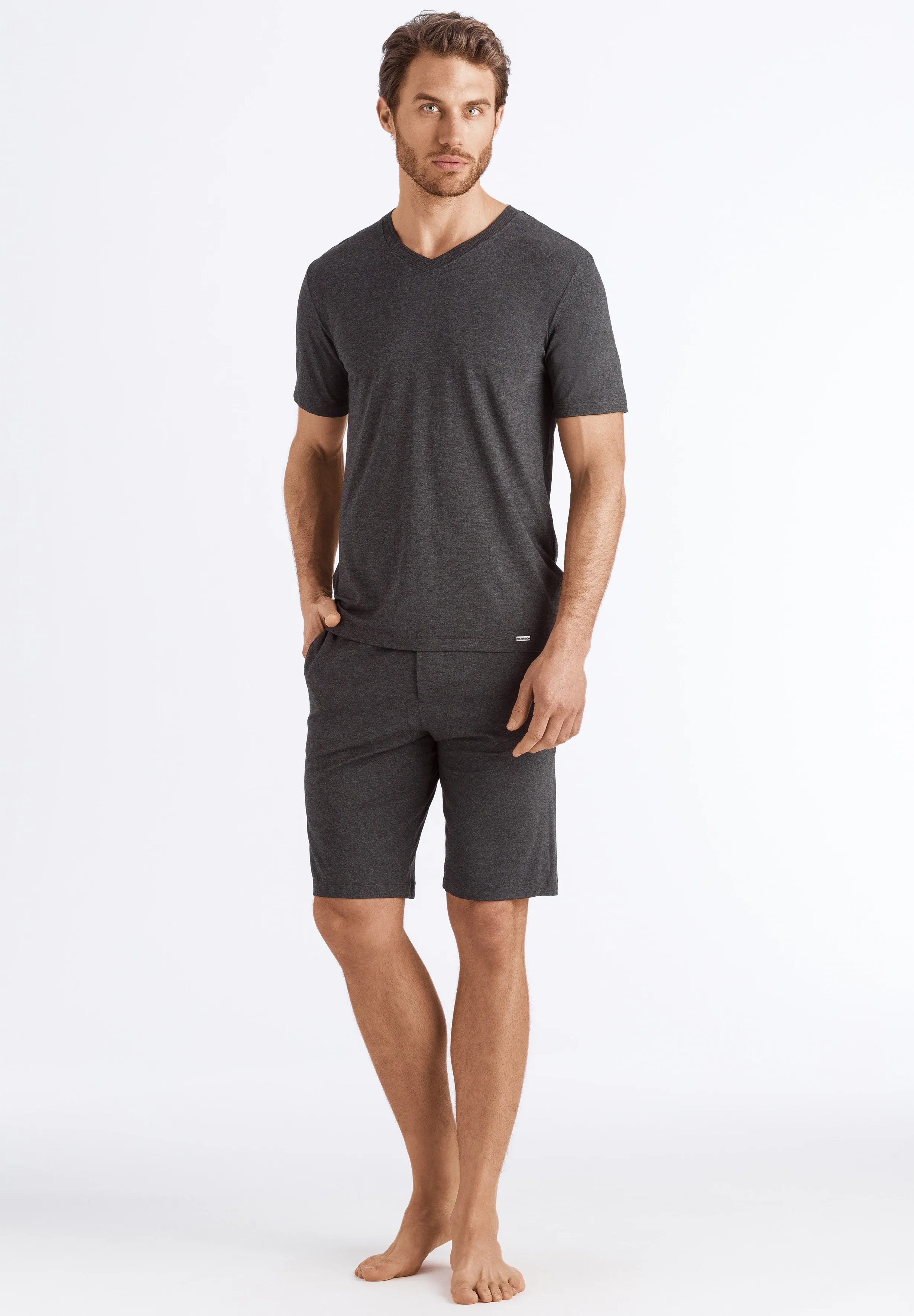Casuals Soft V-Neck T-Shirt | Caviar 75035-996