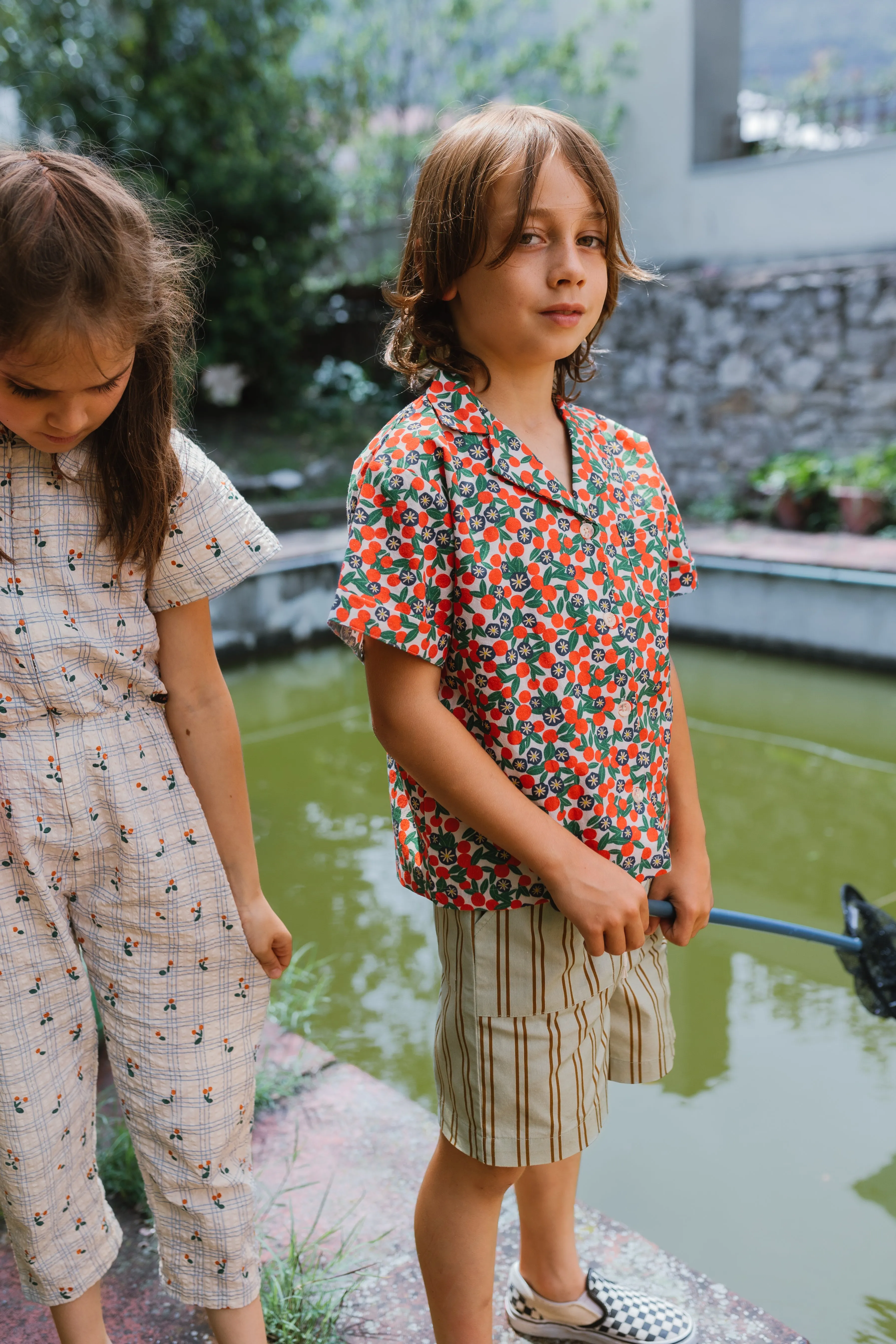 Clément Red Floral Shirt