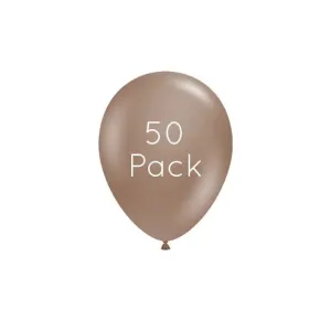 Cocoa Mini Balloons - 50 Pkt