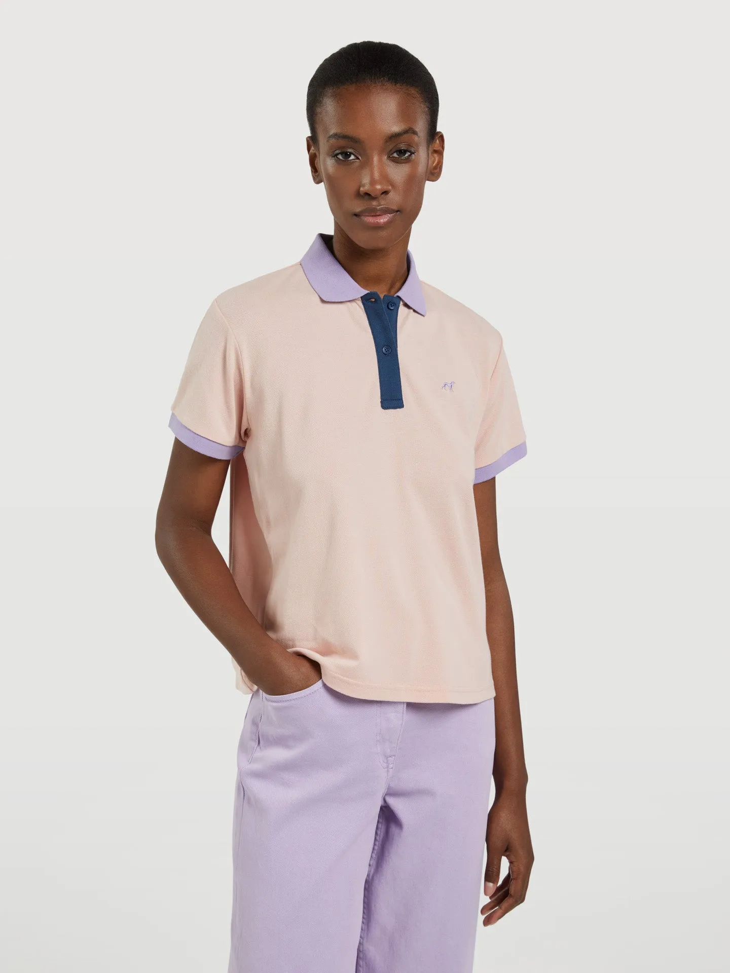 Colour Block Polo Piquet