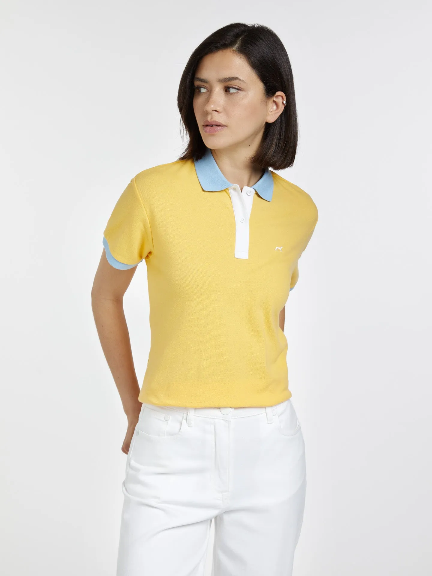 Colour Block Polo Piquet