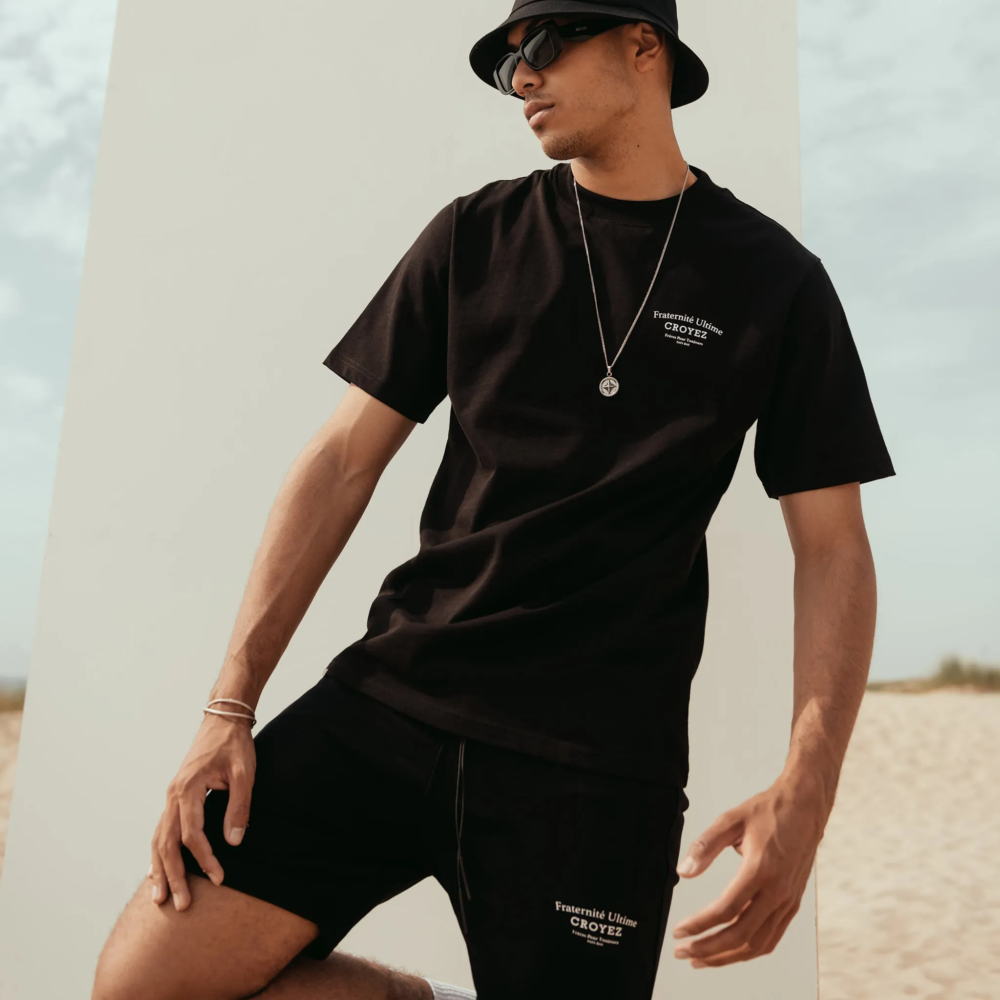CROYEZ FRATERNITÉ SHORT - BLACK