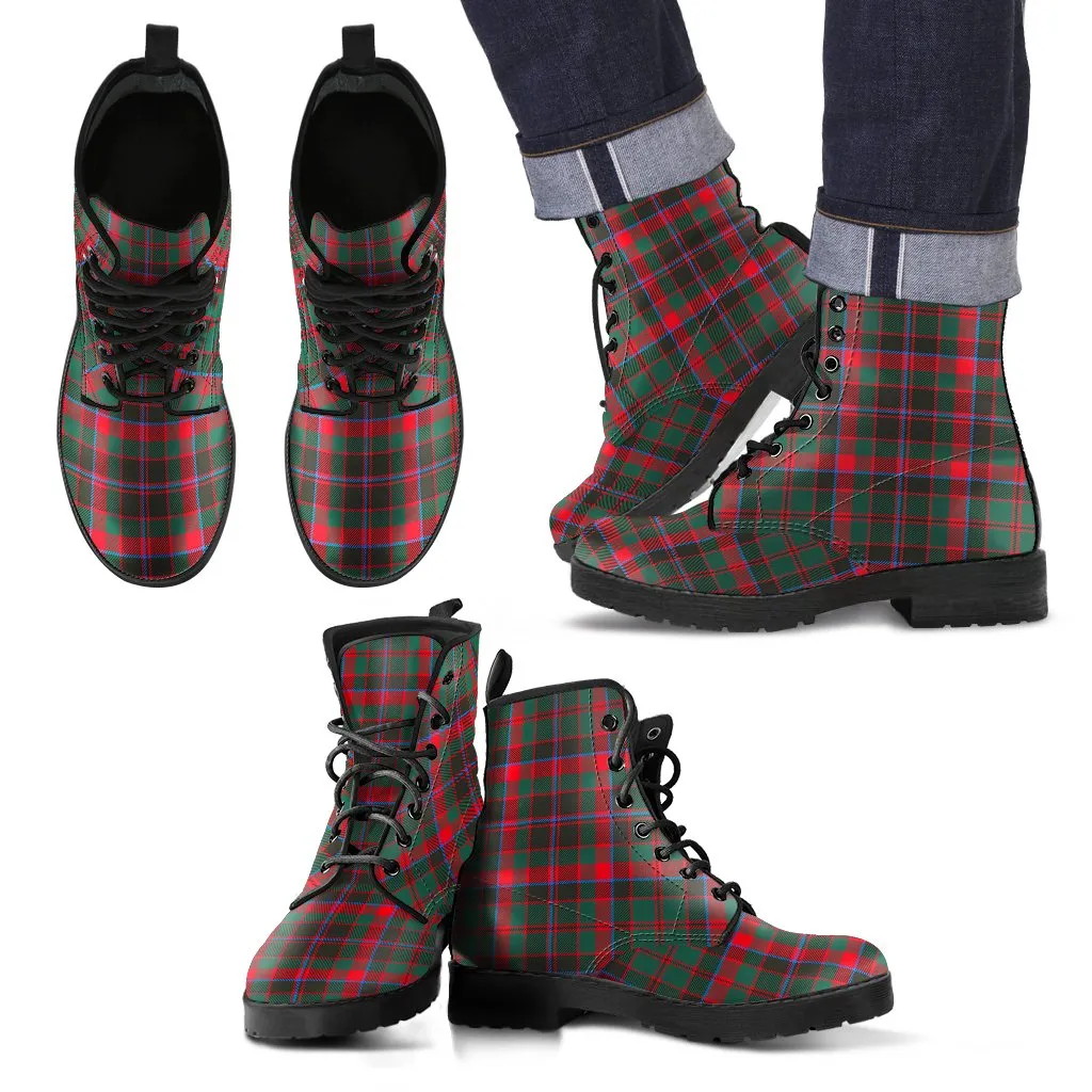 Cumming Hunting Modern Tartan Leather Boots