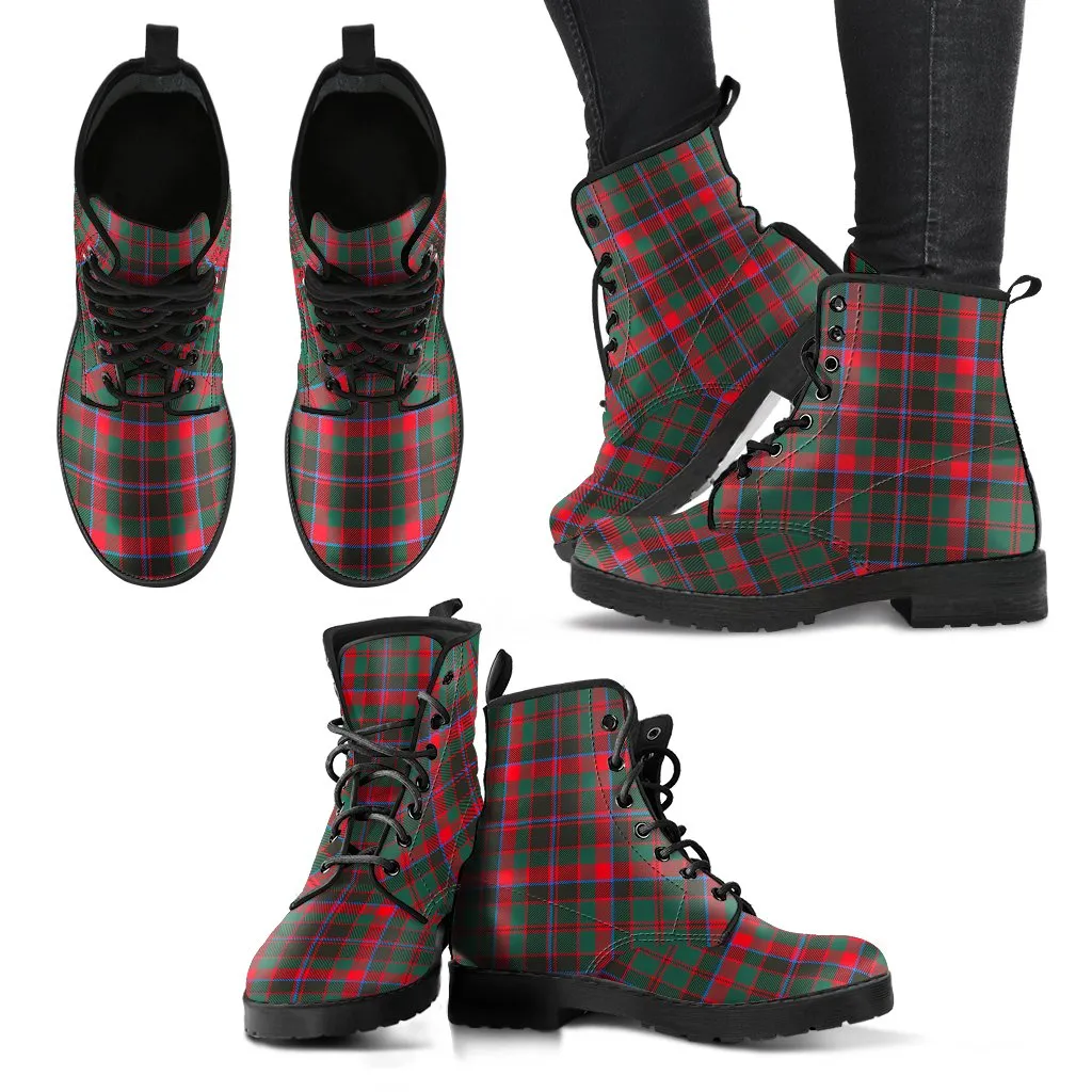 Cumming Hunting Modern Tartan Leather Boots