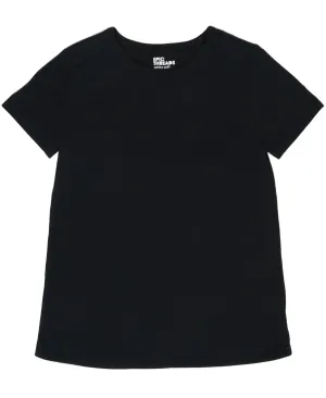Epic Threads Toddler Girls Basic T-Shirt - Deep Black