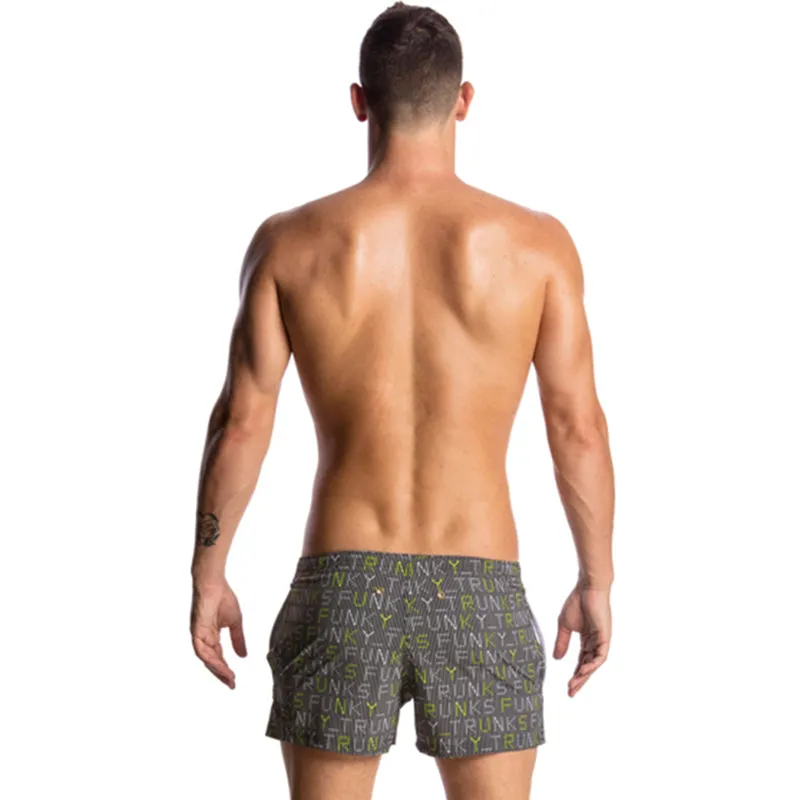 Funky Trunks - Binary Bro Mens Shorty Shorts