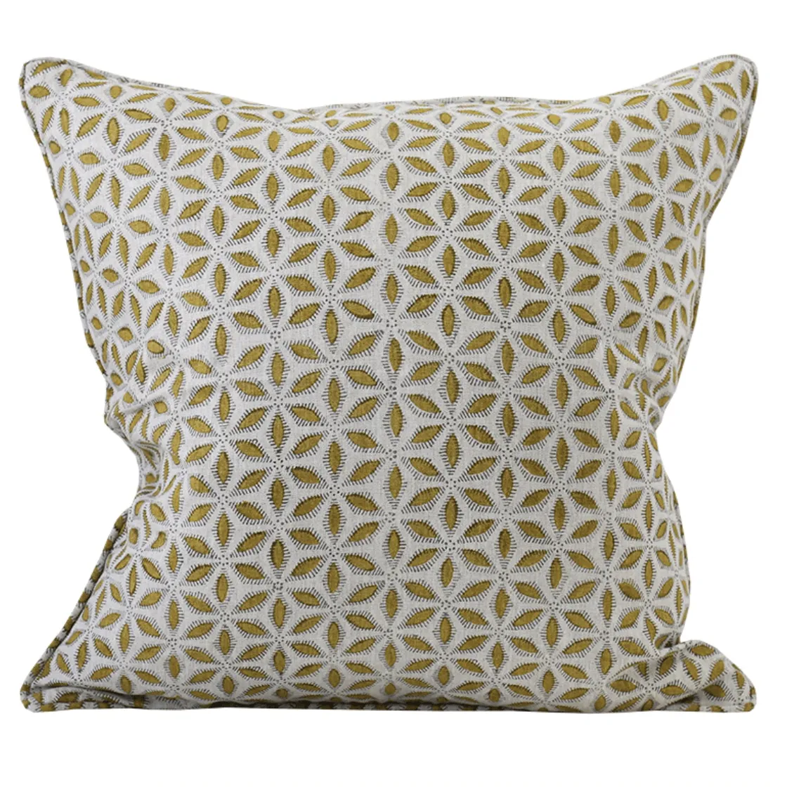 Hanami Saffron Linen Cushion