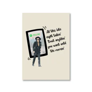 Harry Styles Poster - Late Night Talkin'