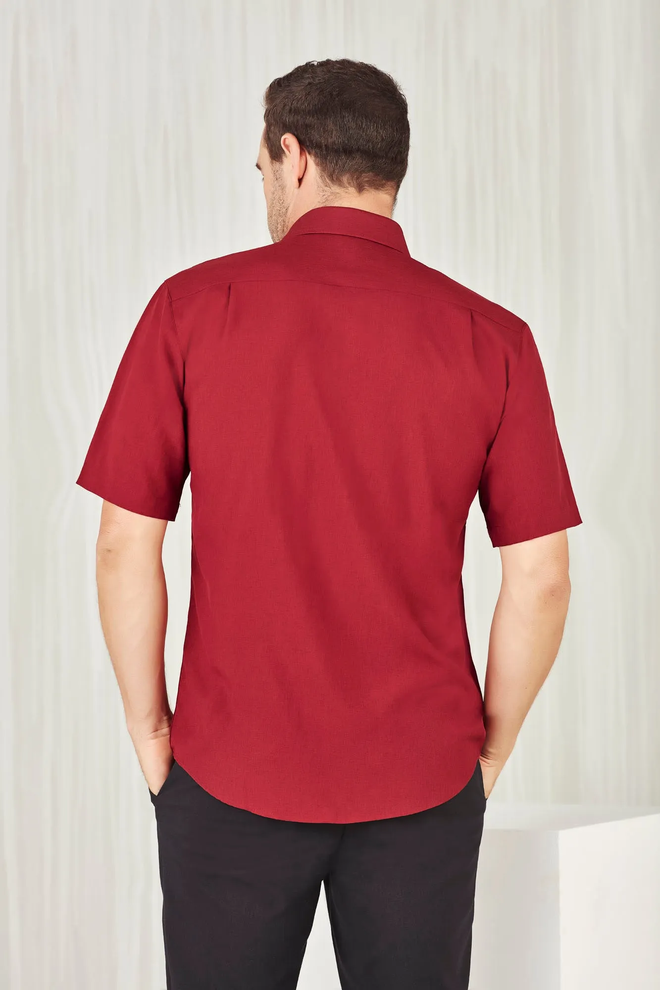 Haven Care Mens Short Sleeve Shirt