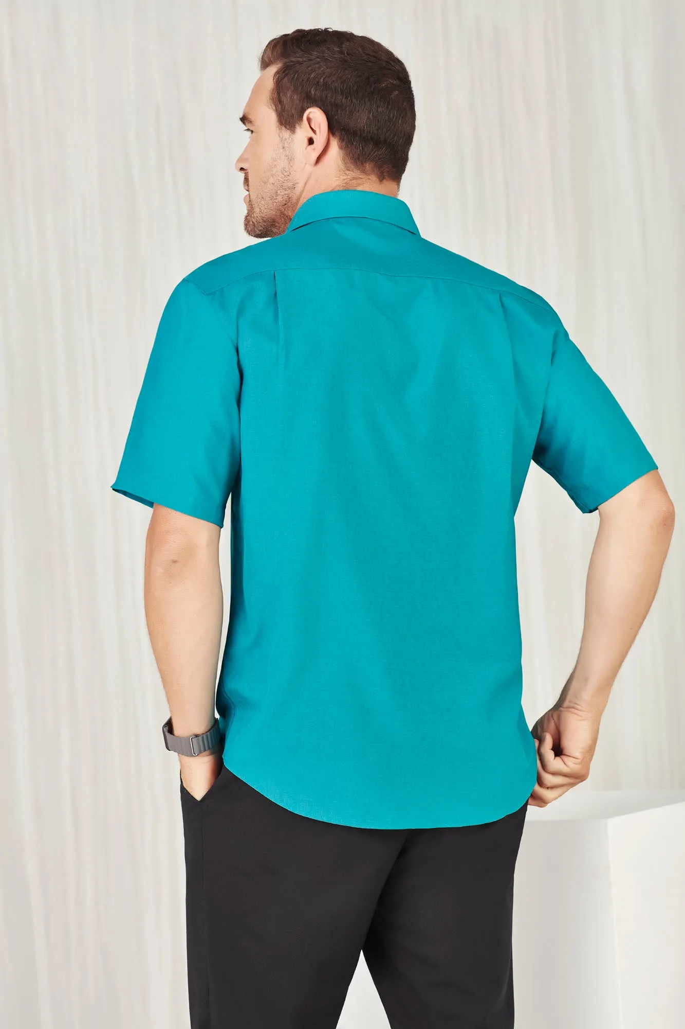 Haven Care Mens Short Sleeve Shirt