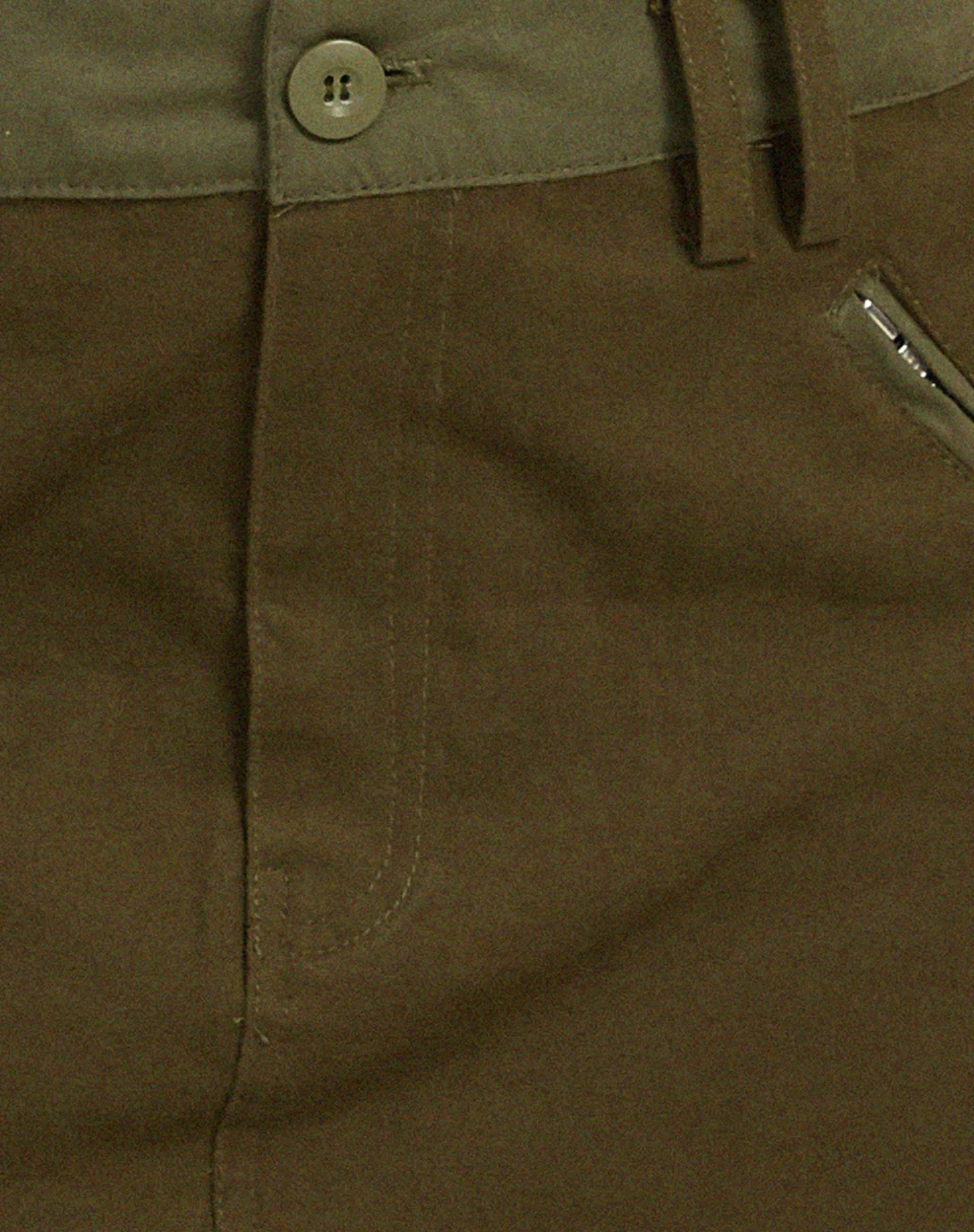 Ivette Mini Skirt in Dark Olive Khaki