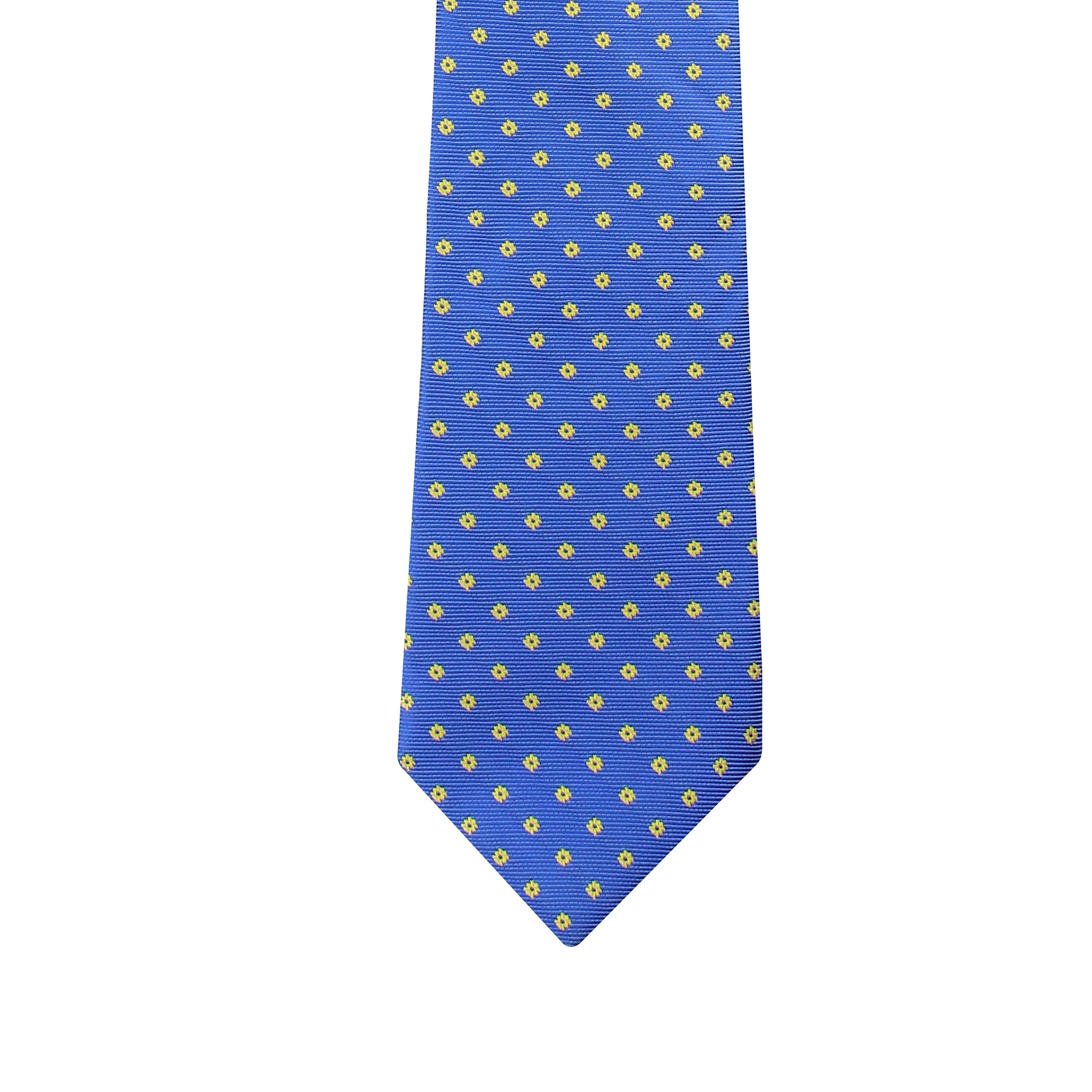 Kovove Elegant Blue Polka Dot Necktie and Pocket Square Gift Box