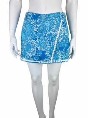 Lilly Pulitzer Women's Lion in the Sun Dree Skort Turquoise/White Size 0