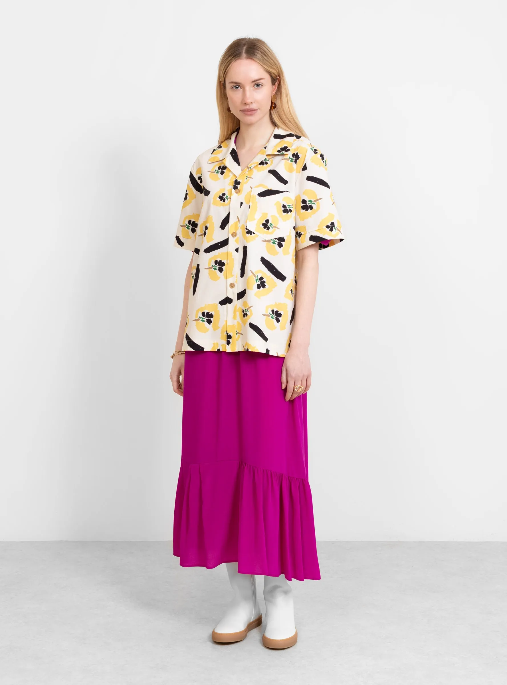 Marty Shirt Flower Print