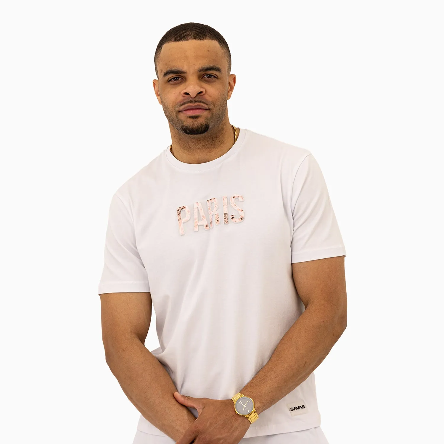 Men's Paris Printed Short Sleeves T-Shirt