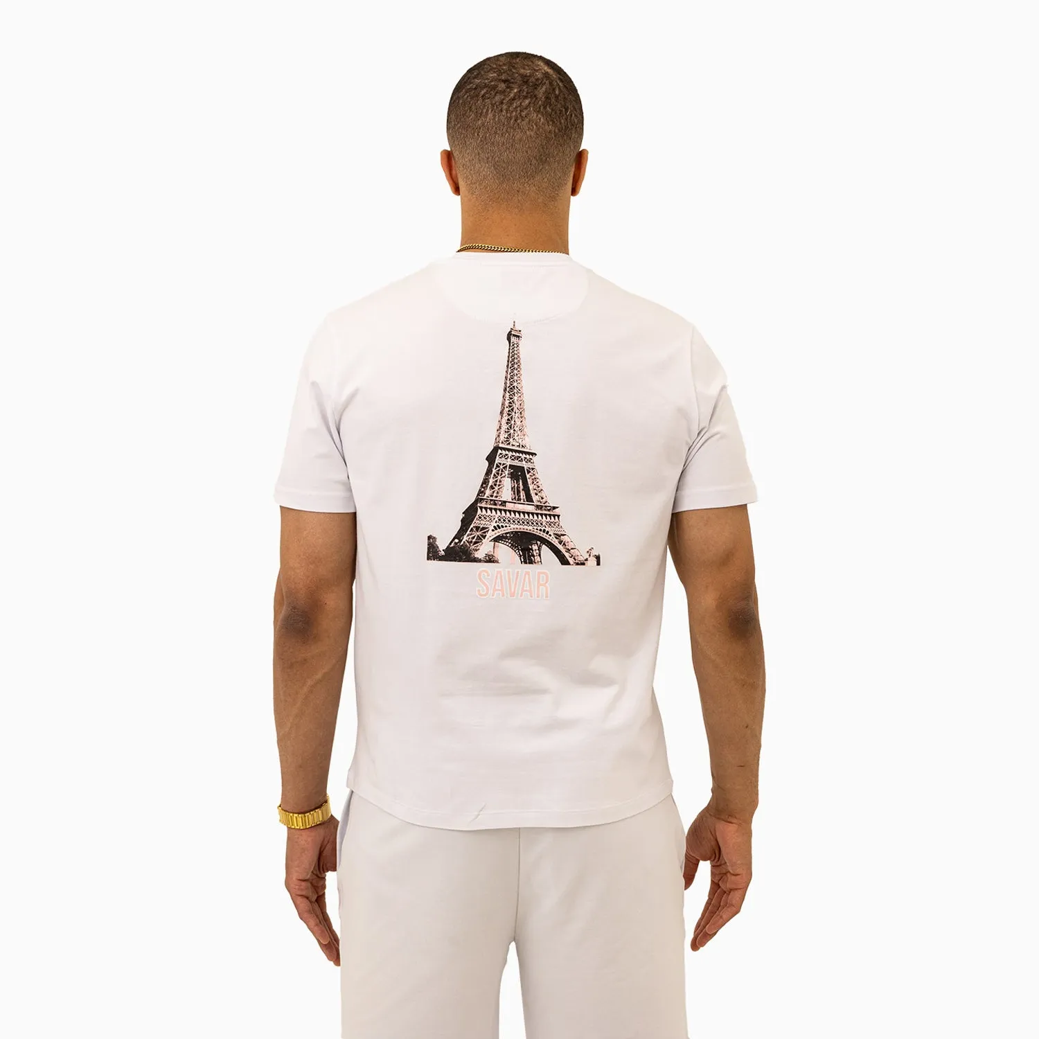 Men's Paris Printed Short Sleeves T-Shirt