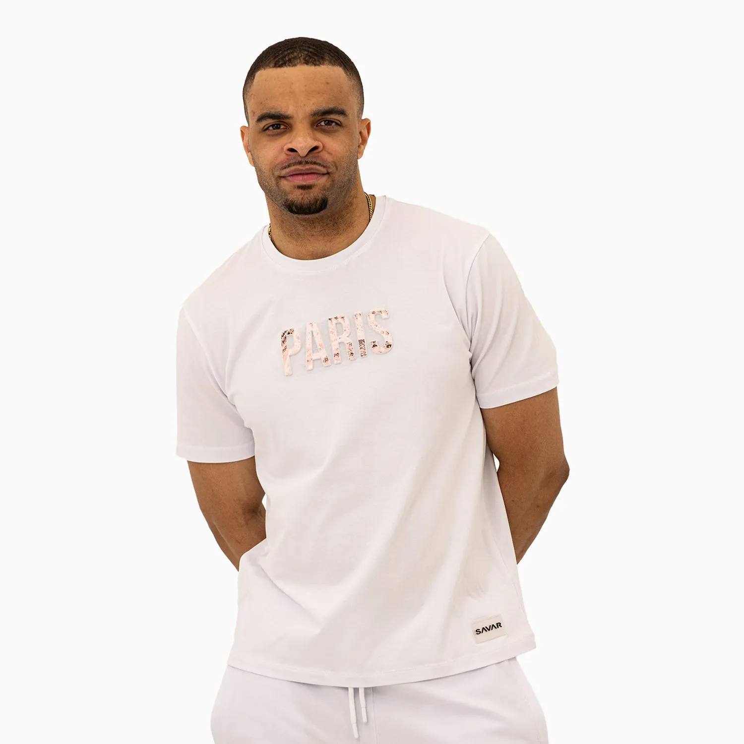 Men's Paris Printed Short Sleeves T-Shirt