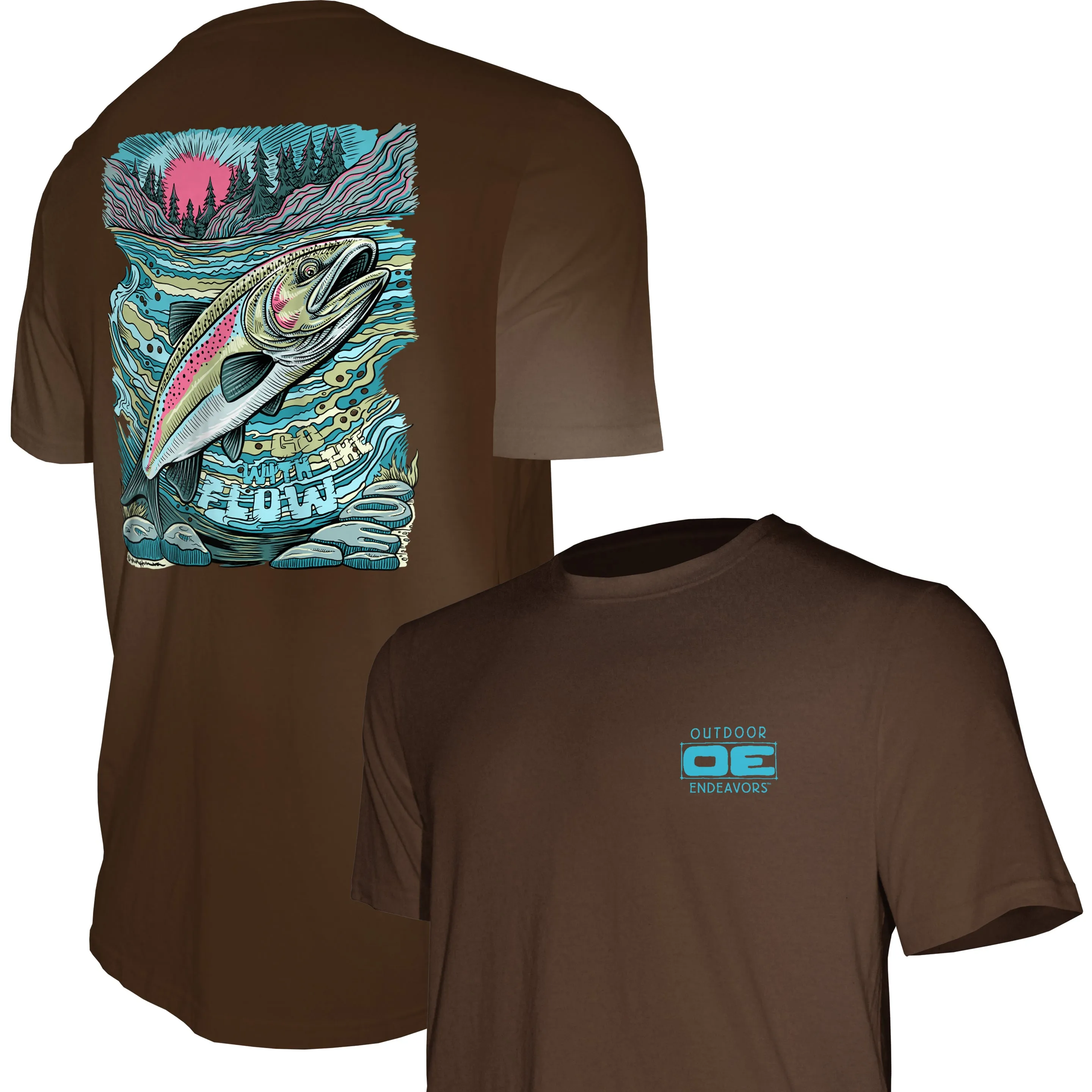 Outdoor Endeavors Out There- Graphic Tee - The Flow
