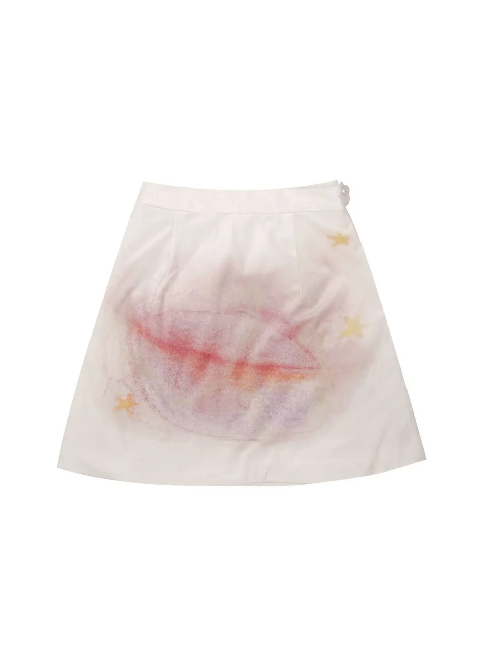 Print Quilted Short Skirt【s0000000115】