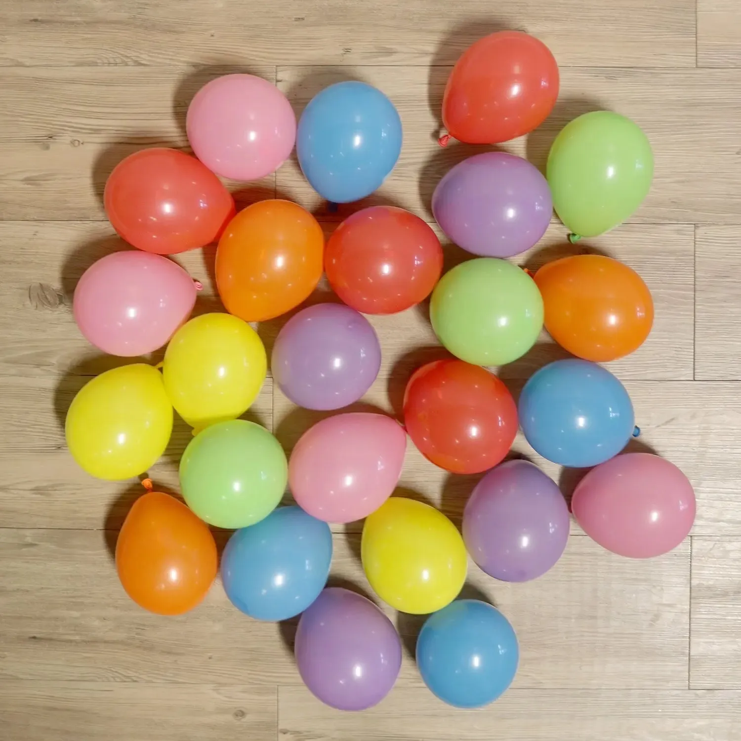 Rainbow Mini Balloons - 25 Pkt
