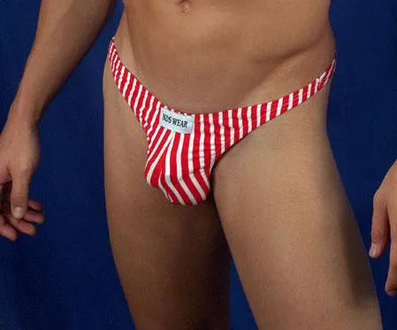 Shop Men's Striped Thong