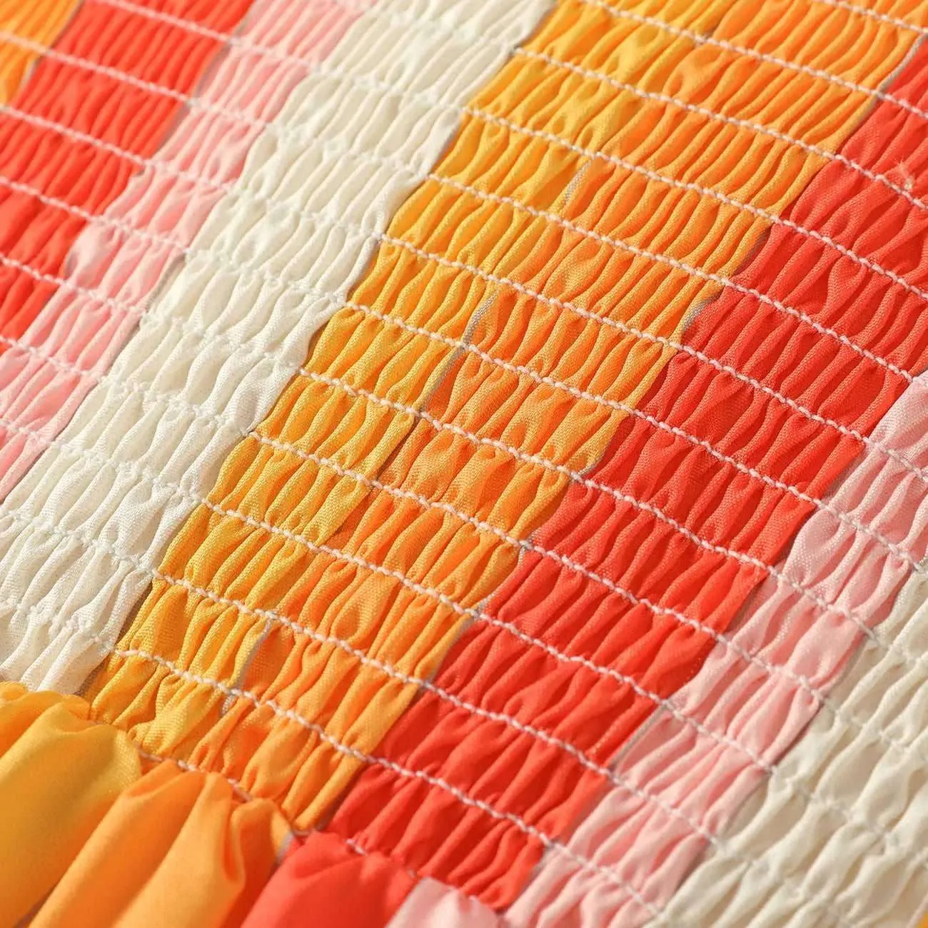 Stripe Smocked Slip Dress - Kids Girl