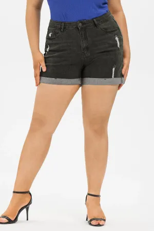 Super Soft Corset Mid Rise Short Jean