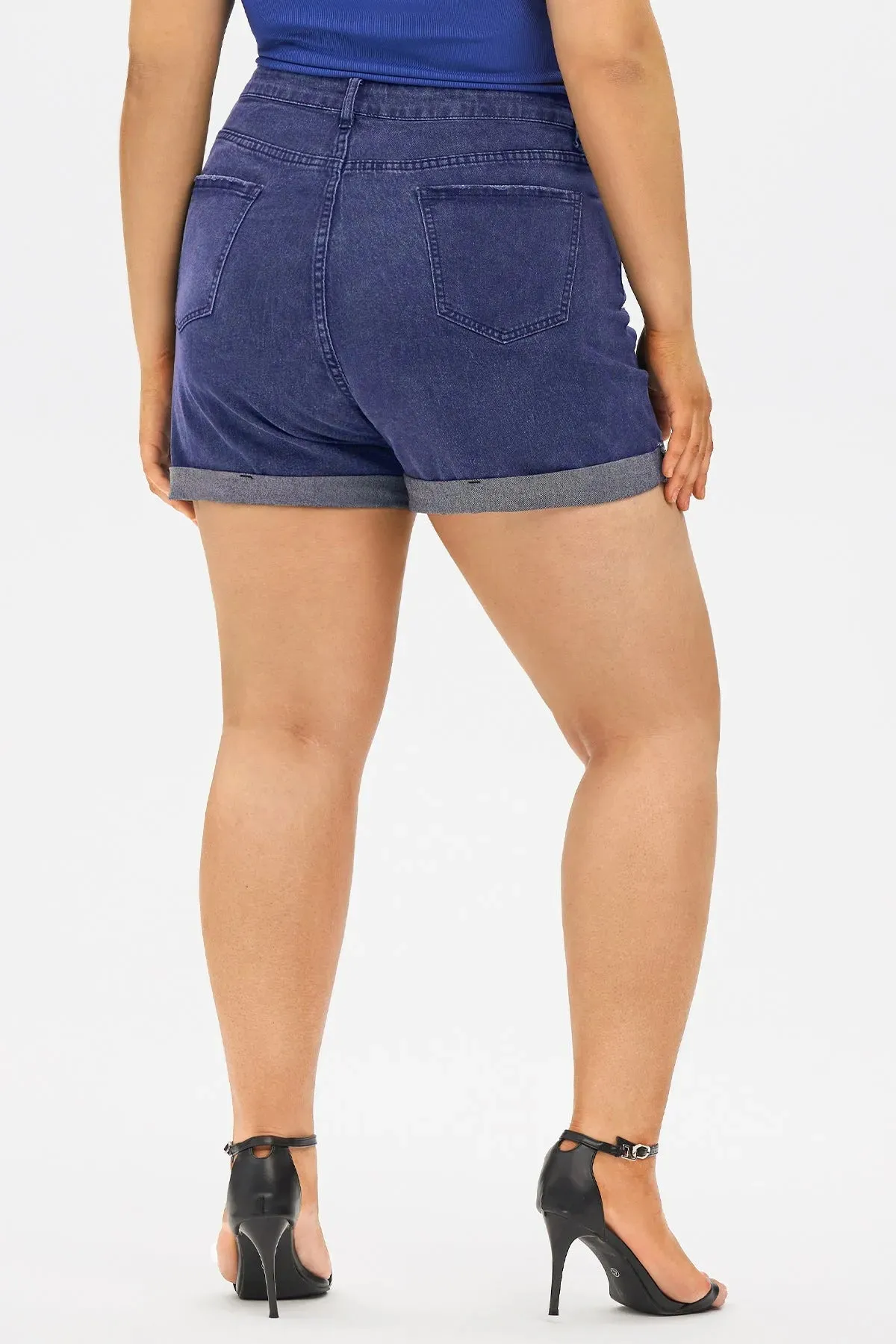 Super Soft Corset Mid Rise Short Jean