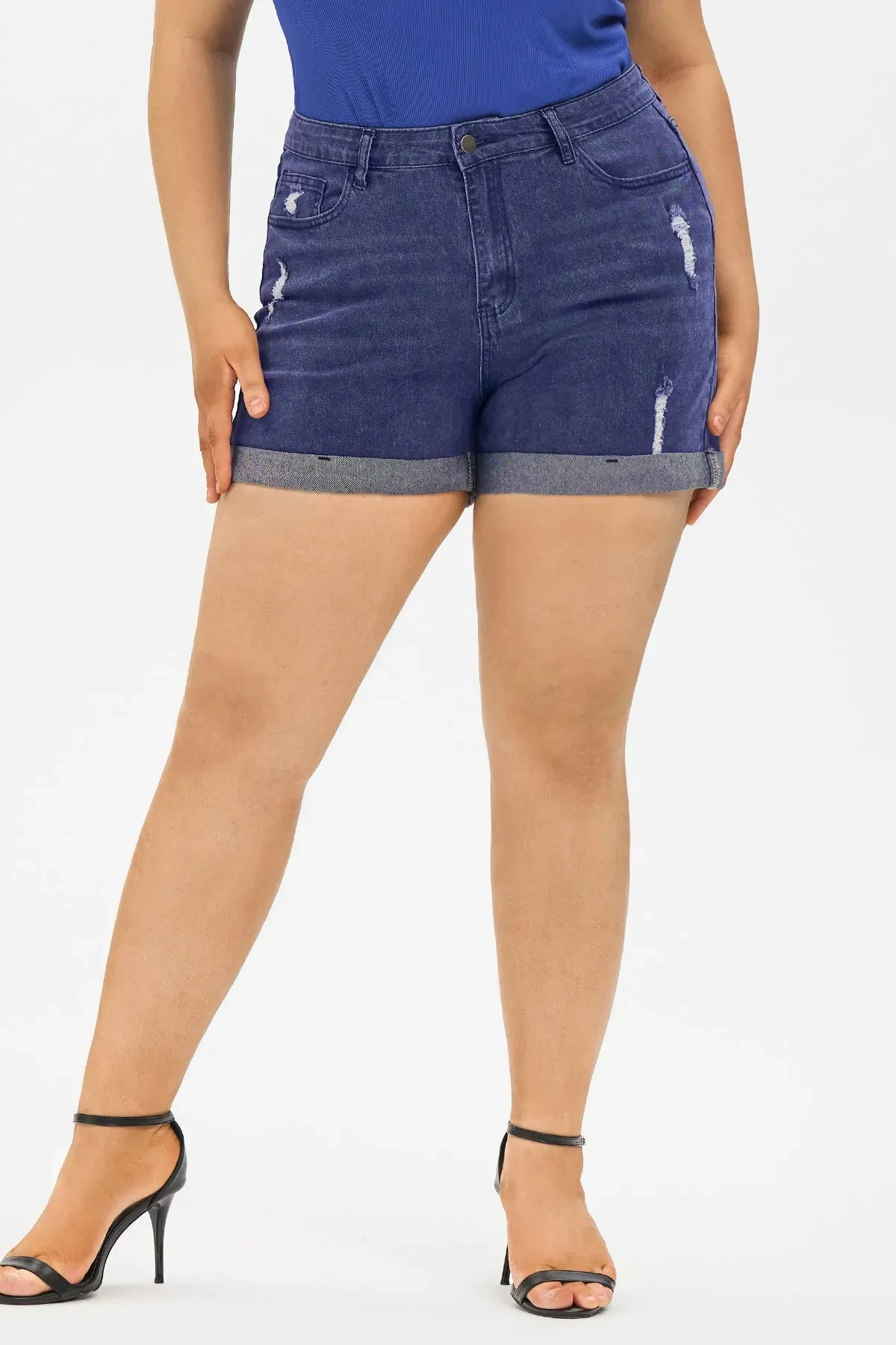Super Soft Corset Mid Rise Short Jean
