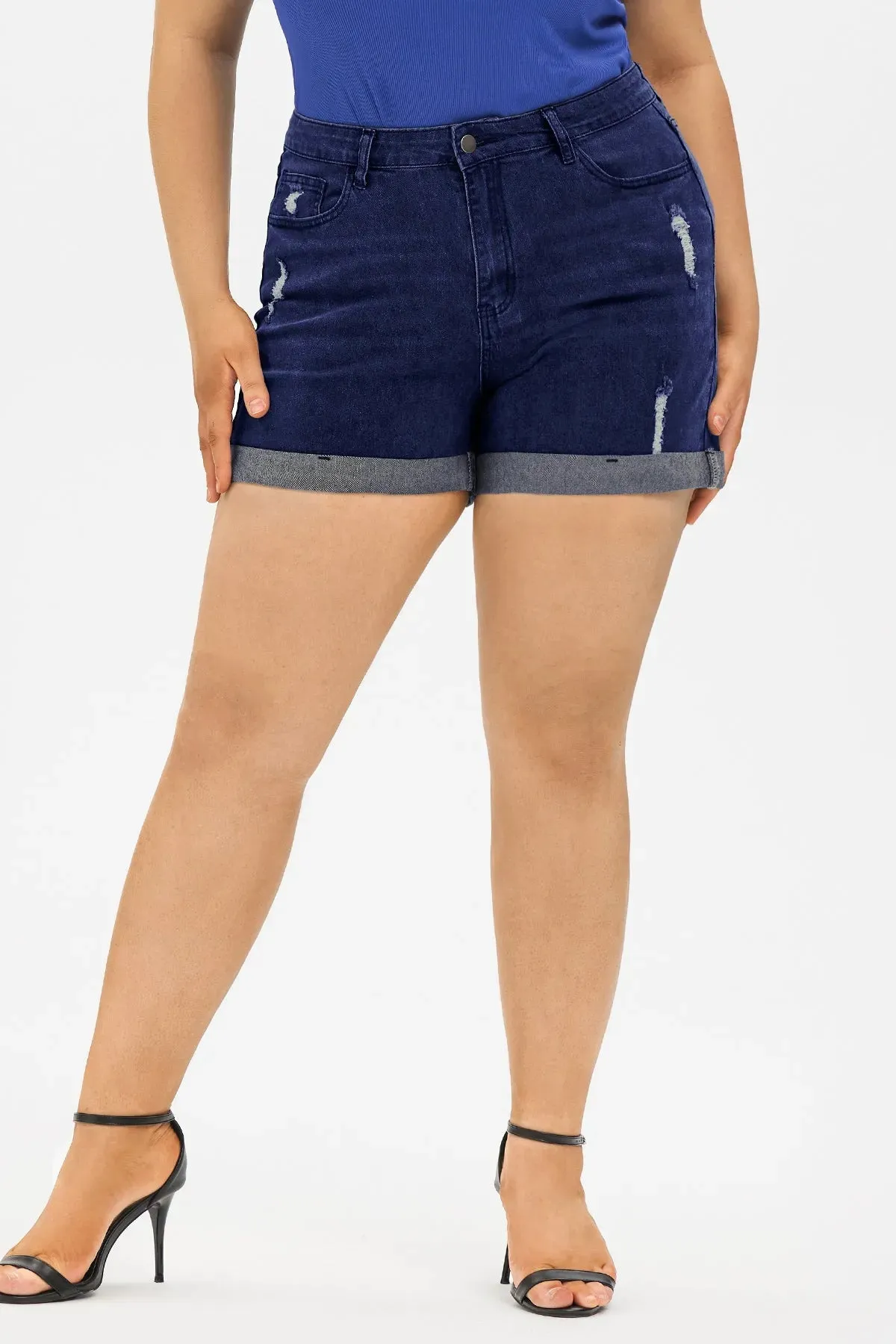 Super Soft Corset Mid Rise Short Jean