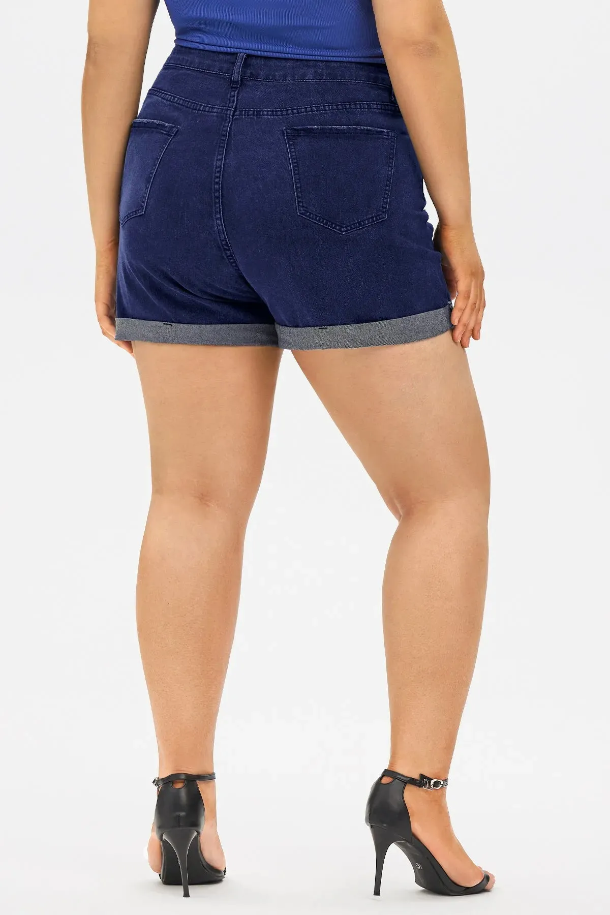 Super Soft Corset Mid Rise Short Jean