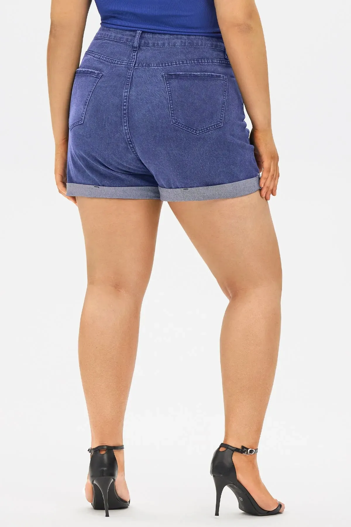 Super Soft Corset Mid Rise Short Jean
