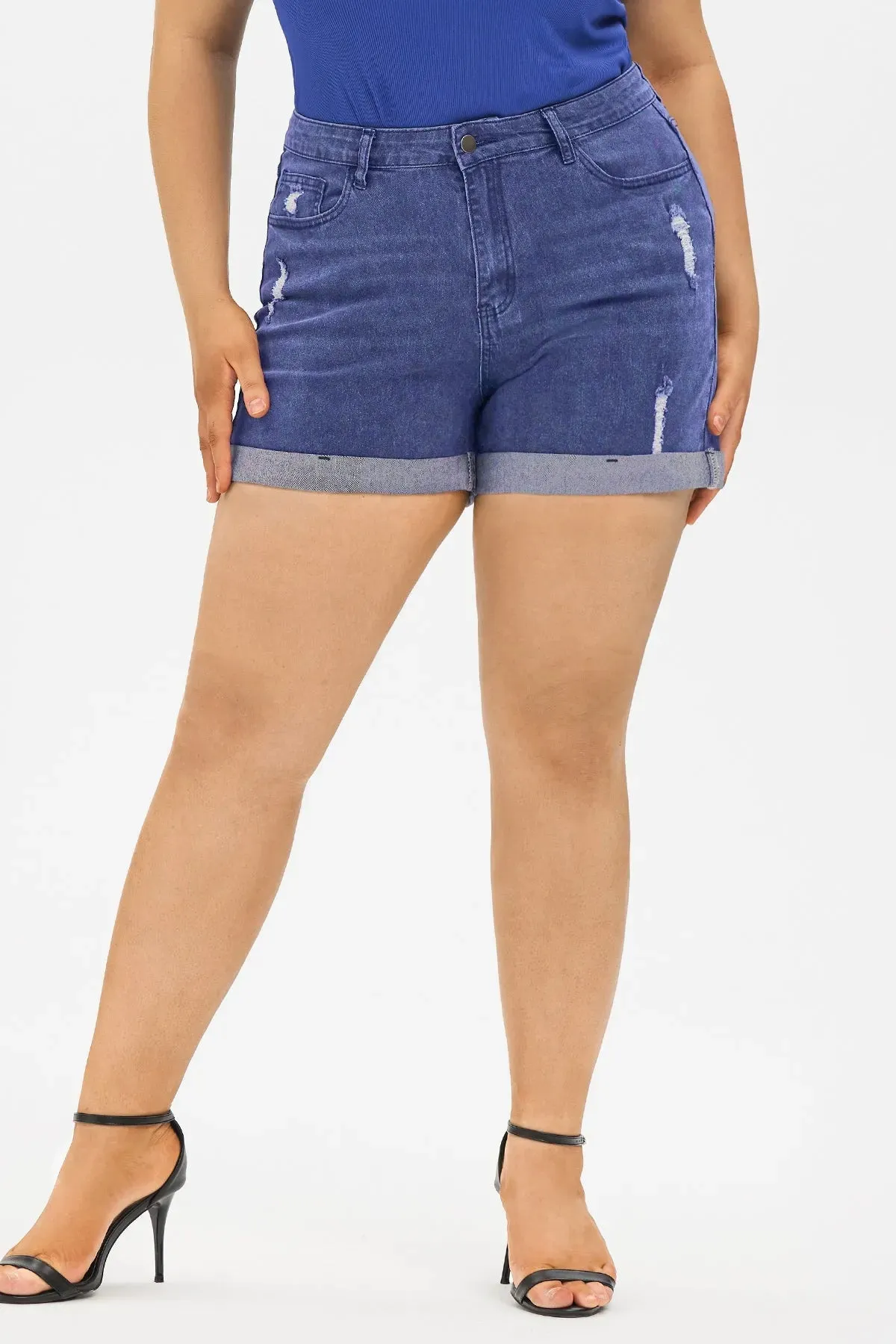 Super Soft Corset Mid Rise Short Jean