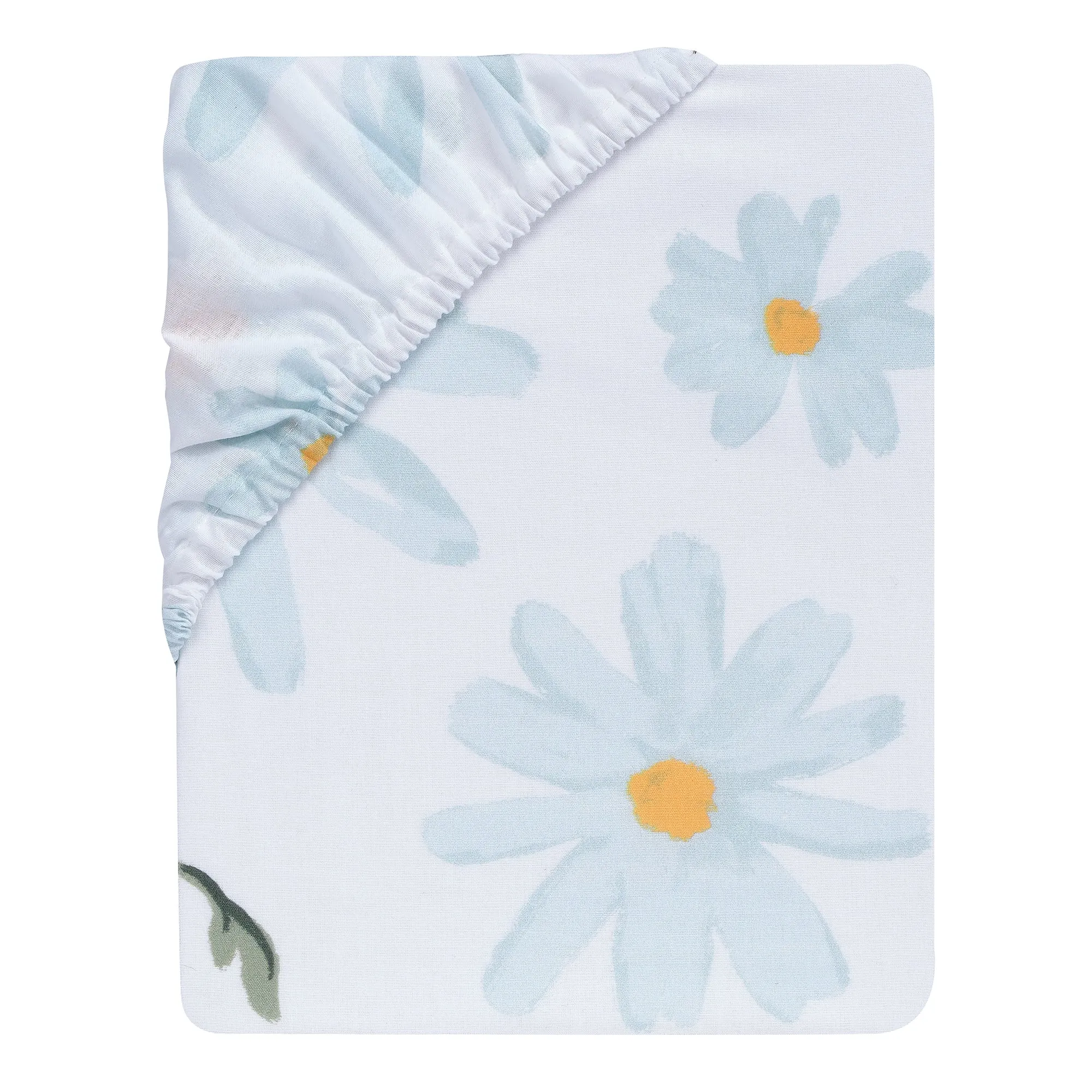 Sweet Daisy Cotton Fitted Crib Sheet