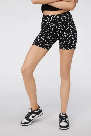 Twitchy Printed Bike Short