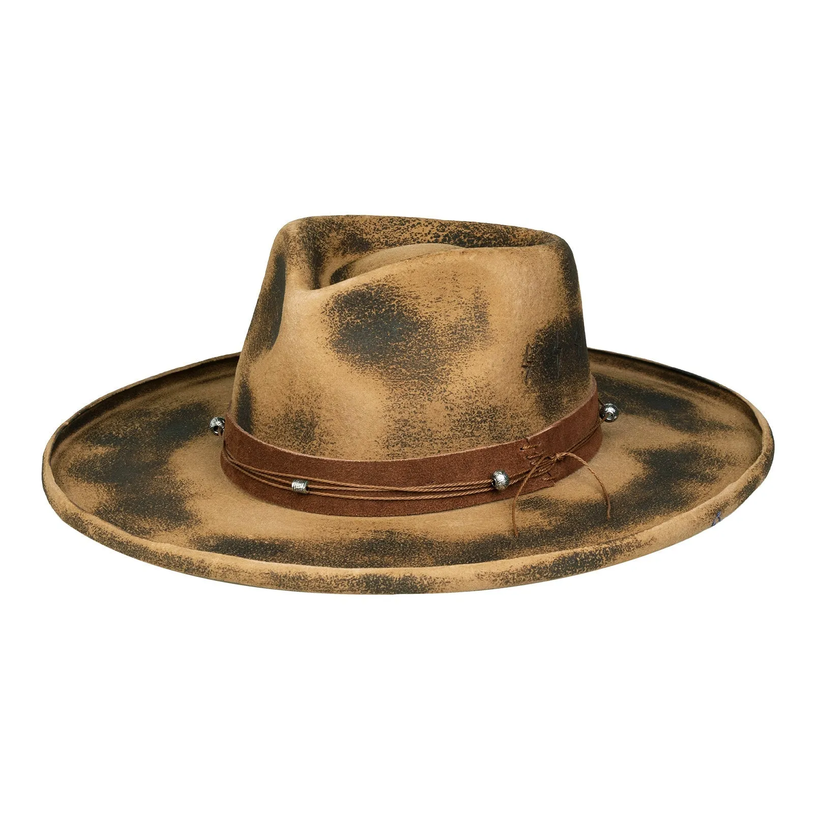 Vintage Charm Distressed Fedora