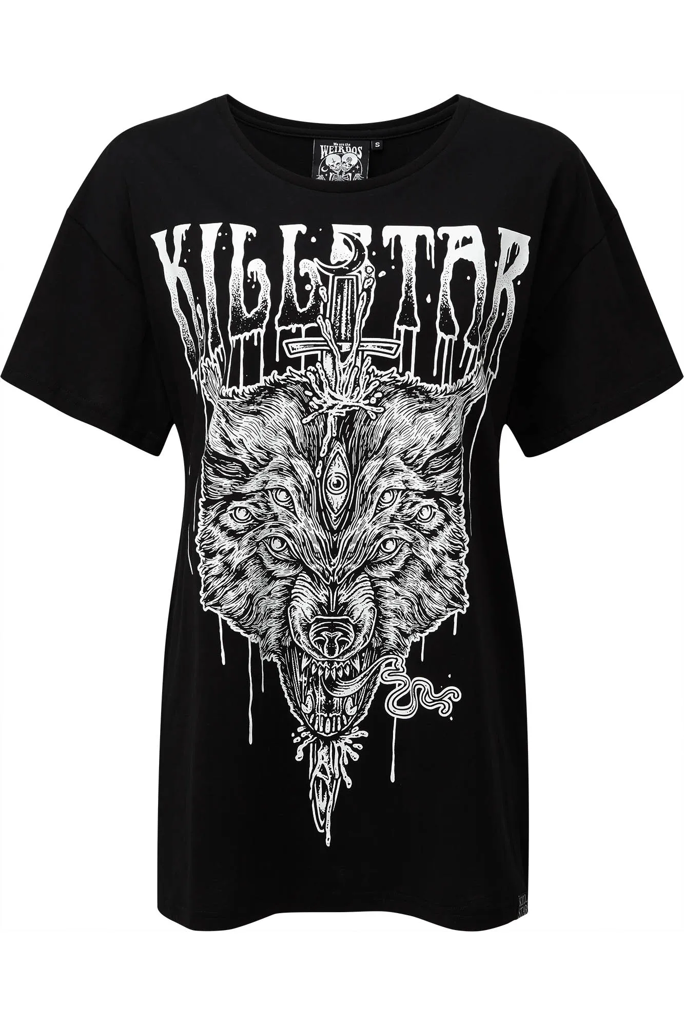 Relaxed Fit Wolf Sword Top