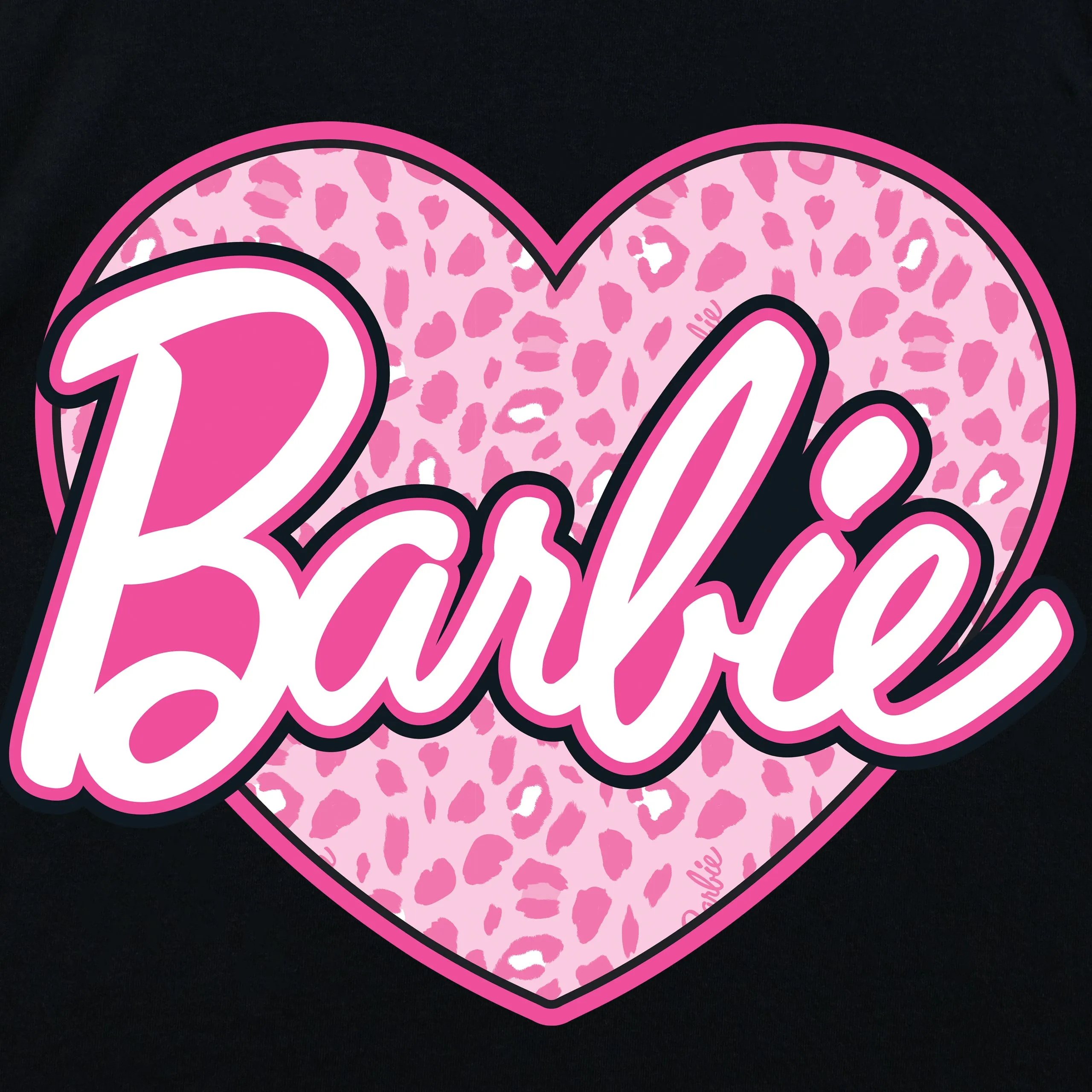 Womens Barbie Heart Tshirt